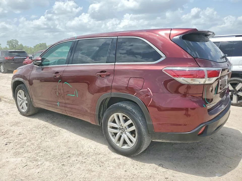 5TDZKRFH7GS181415 — 2016 TOYOTA HIGHLANDER photo 2