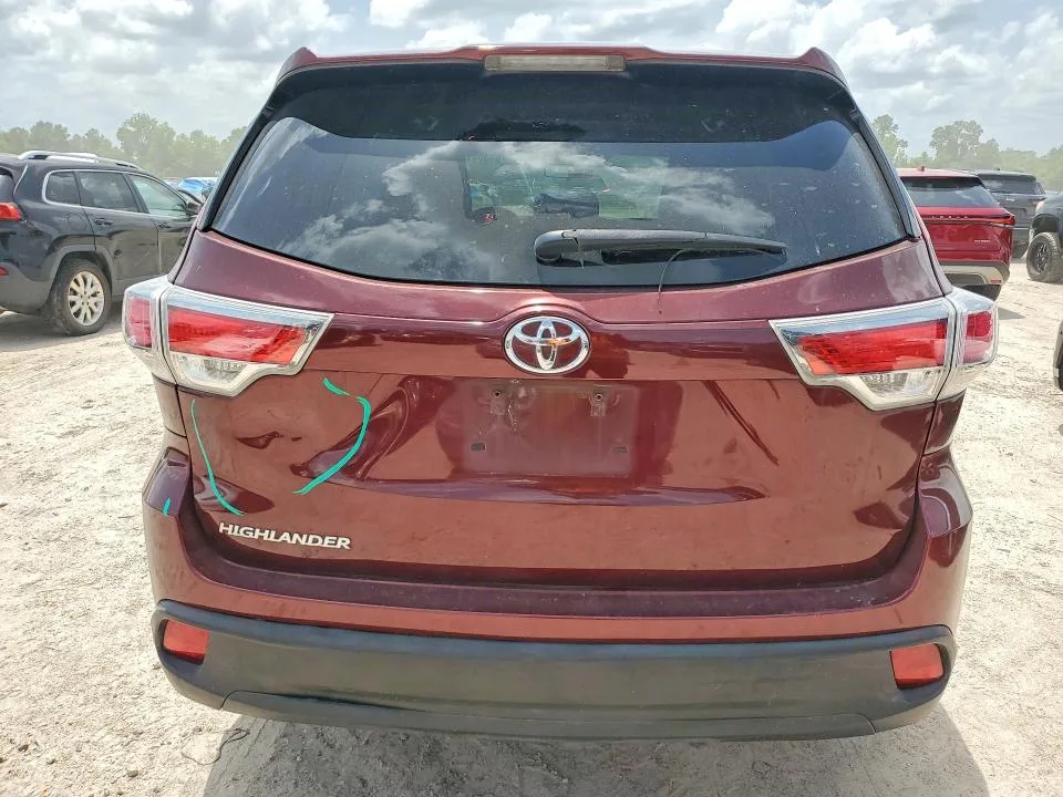 5TDZKRFH7GS181415 — 2016 TOYOTA HIGHLANDER photo 6