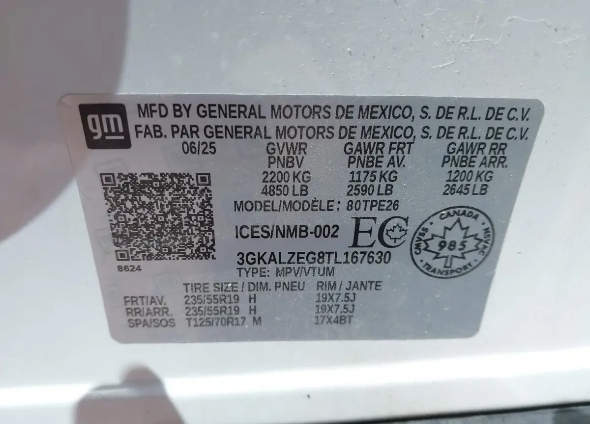 3GKALZEG8TL167630 — 2026 GMC Terrain photo 9