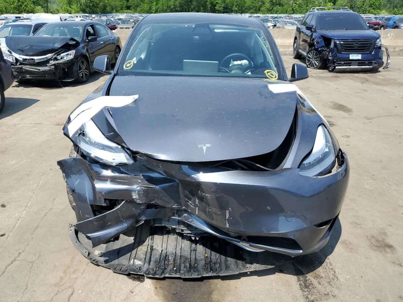 5YJYGDEE2MF242130 — 2021 TESLA Model Y photo 3