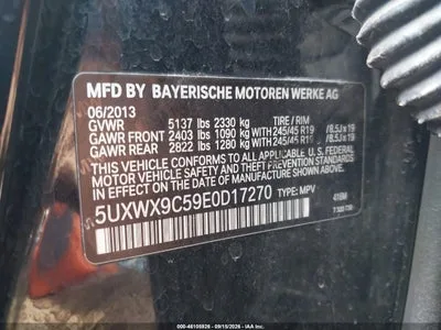 5UXWX9C59E0D17270 — 2014 BMW X3 photo 9