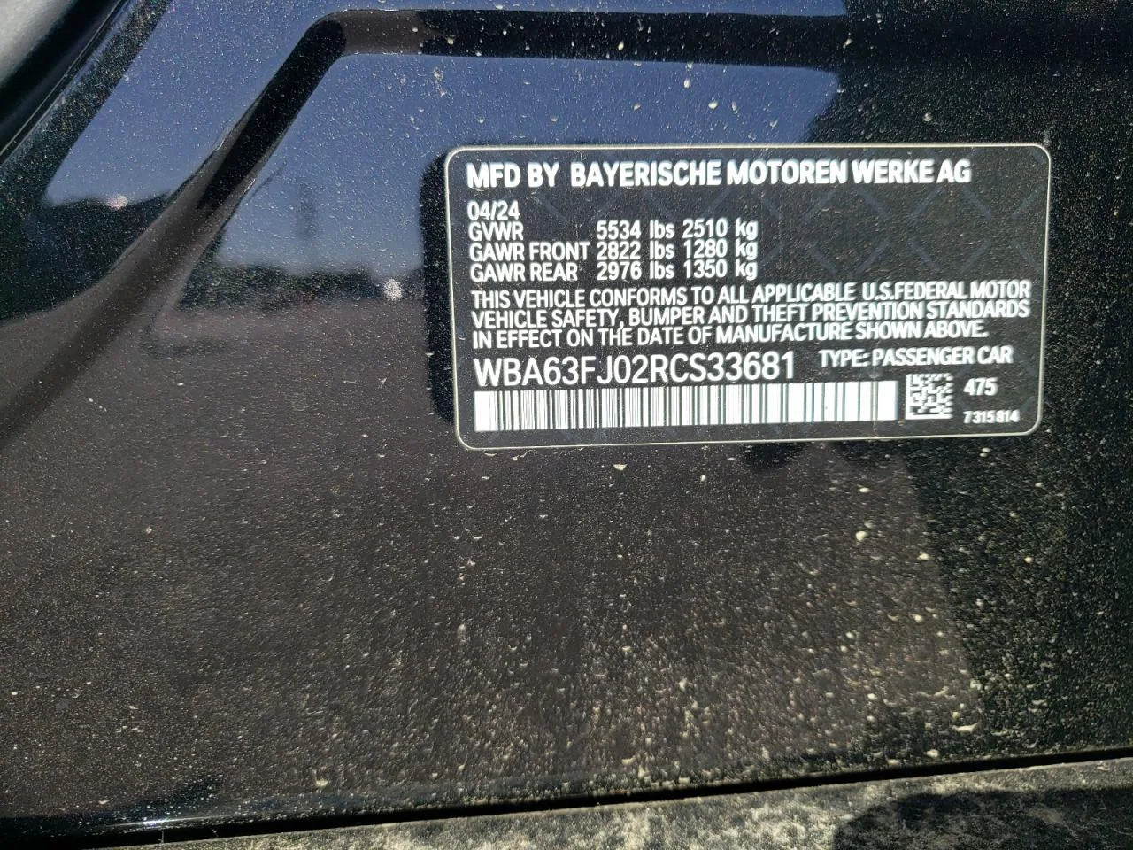 WBA63FJ02RCS33681 — 2024 BMW 540i photo 10