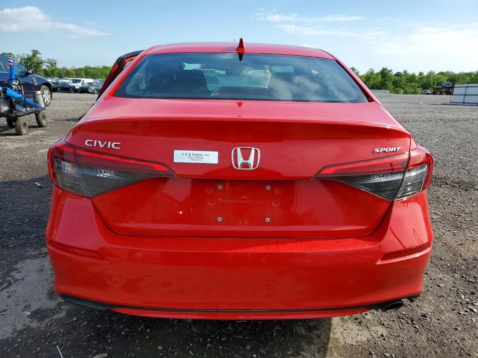 2HGFE2F56NH590378 — 2022 HONDA CIVIC photo 6