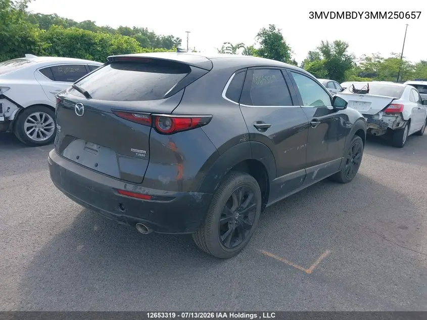 Photo 5 of vehicle VIN 3MVDMBDY3MM250657