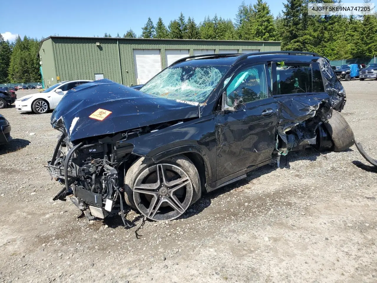 Photo 2 of vehicle VIN 4JGFF5KE9NA747205