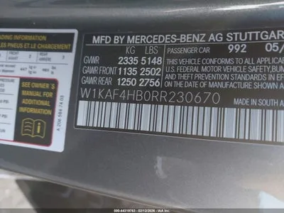 W1KAF4HB0RR230670 — 2024 MERCEDES-BENZ C 300 photo 9
