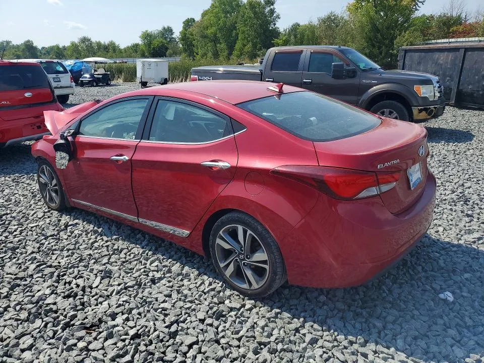 KMHDH4AE0FU425128 — 2015 HYUNDAI ELANTRA photo 2