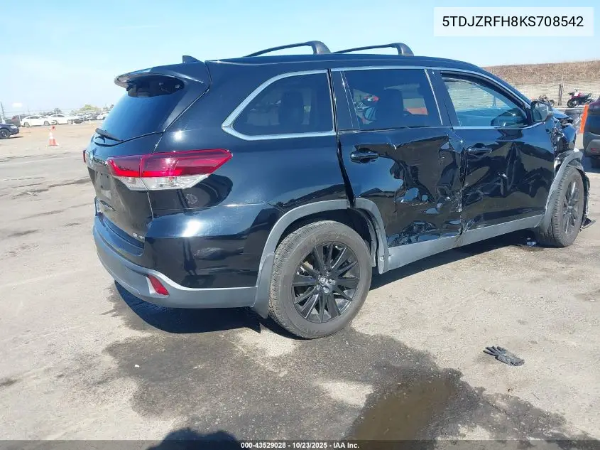 Photo 5 of vehicle VIN 5TDJZRFH8KS708542