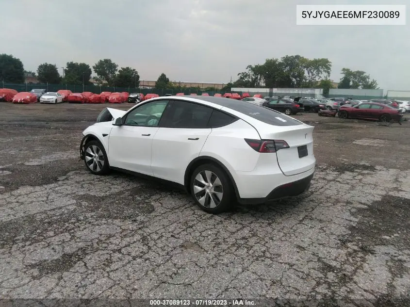 Photo 4 of vehicle VIN 5YJYGAEE6MF230089