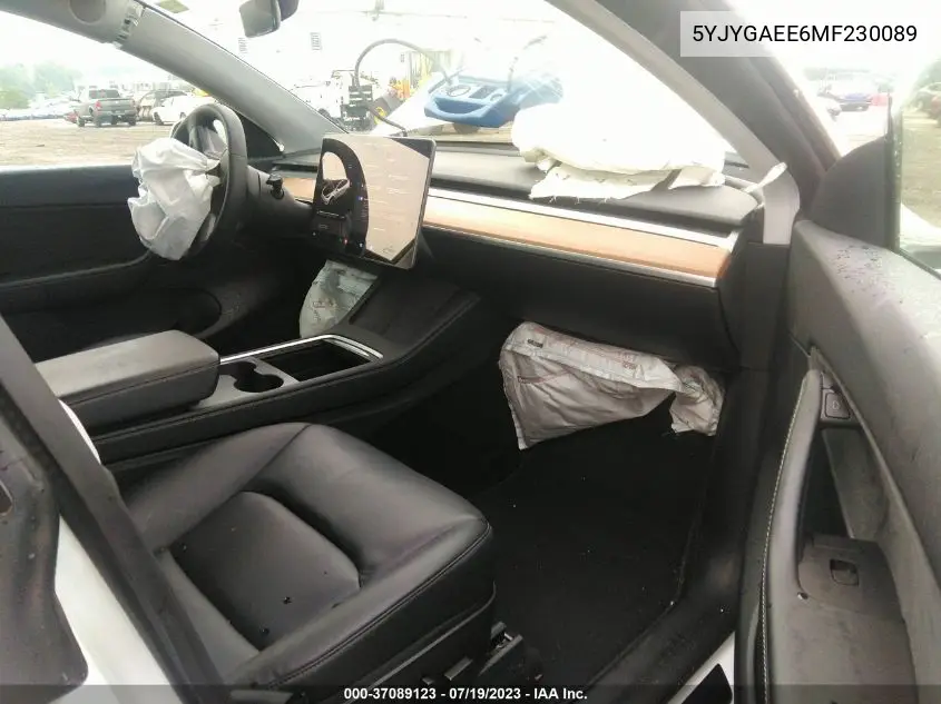 Photo 1 of vehicle VIN 5YJYGAEE6MF230089