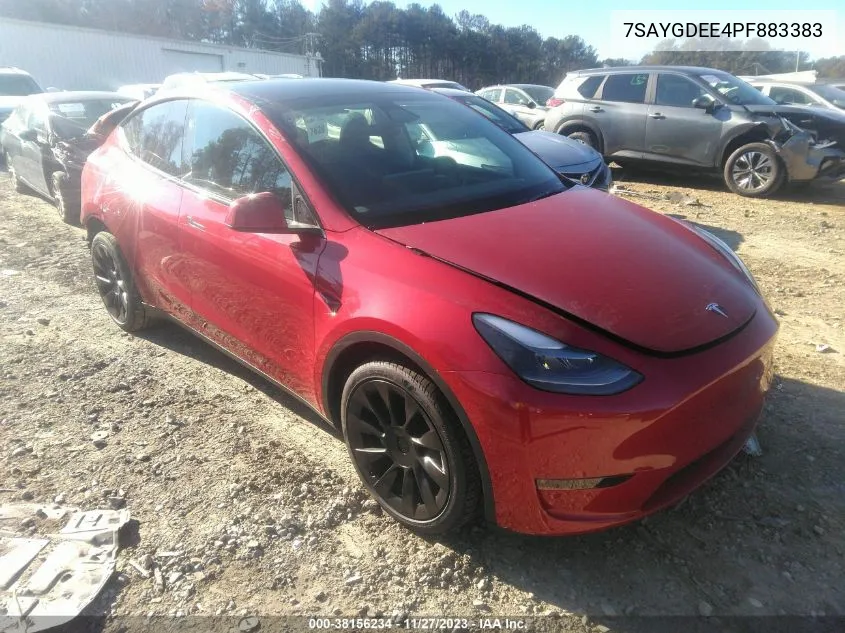 Photo 2 of vehicle VIN 7SAYGDEE4PF883383