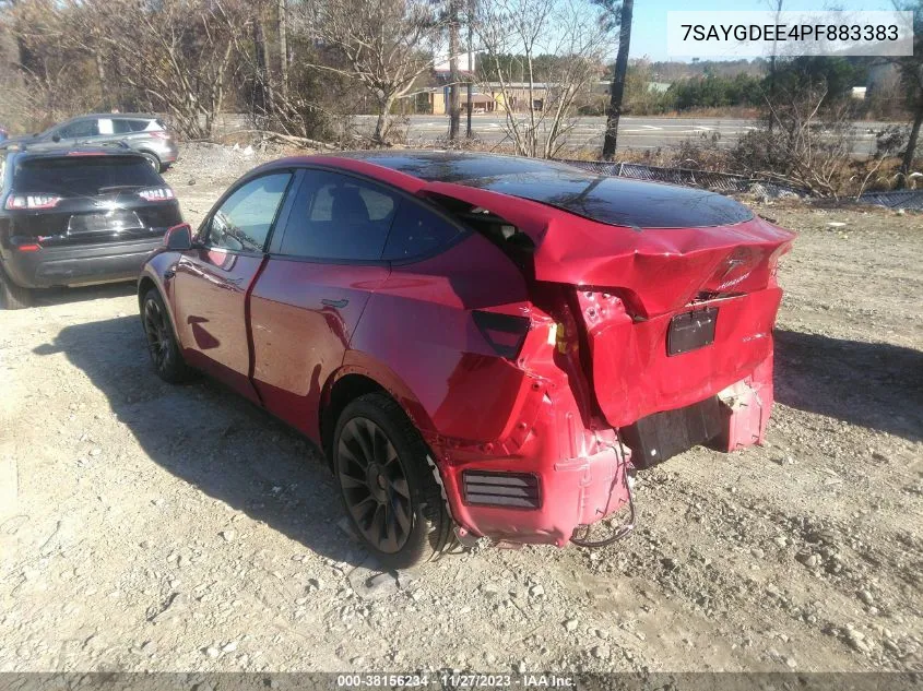 Photo 4 of vehicle VIN 7SAYGDEE4PF883383