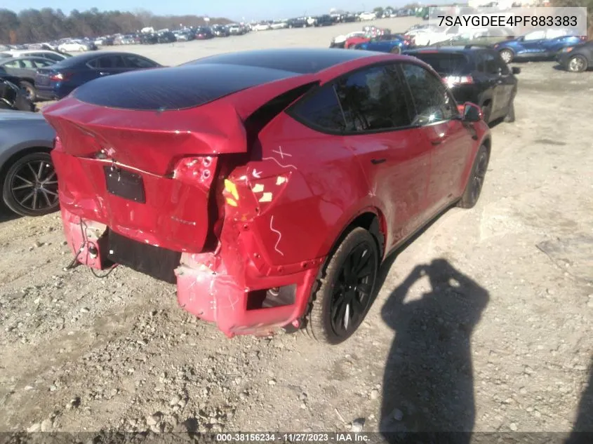 Photo 5 of vehicle VIN 7SAYGDEE4PF883383