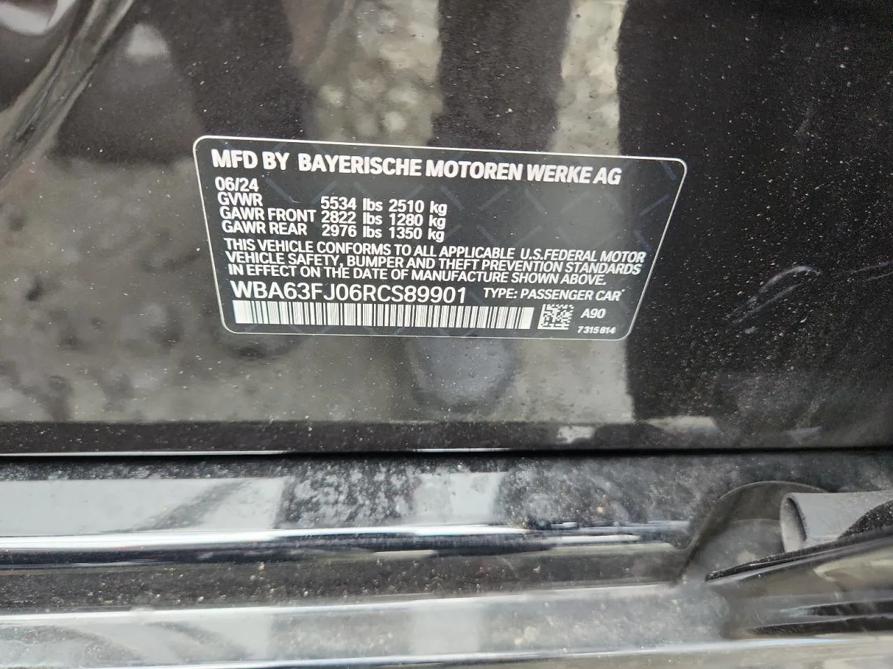 WBA63FJ06RCS89901 — 2024 BMW 540i photo 9