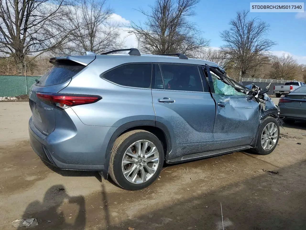 5TDDBRCH2MS017340 — 2021 TOYOTA HIGHLANDER photo 4