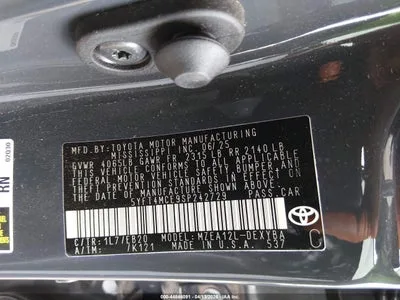 5YFT4MCE9SP242729 — 2025 TOYOTA COROLLA photo 9