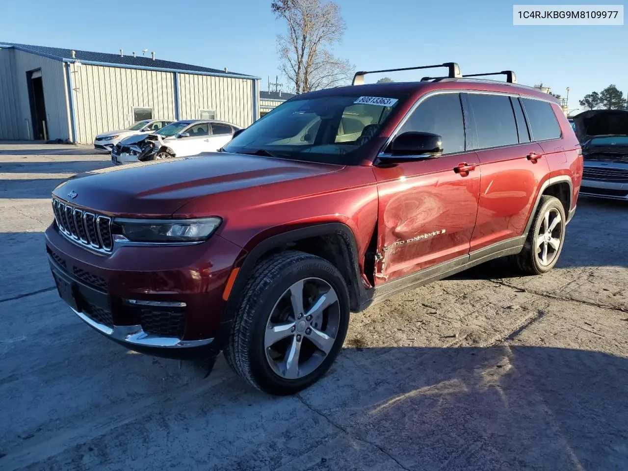1C4RJKBG9M8109977 — 2021 Jeep Grand Cherokee photo 2
