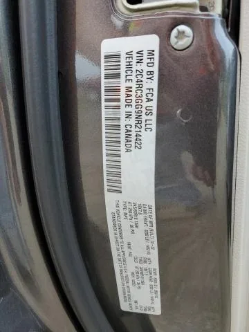 2C4RC3GG9NR214422 — 2022 CHRYSLER Pacifica
