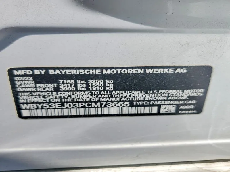 WBY53EJ03PCM73665 — 2023 BMW I7 photo 12