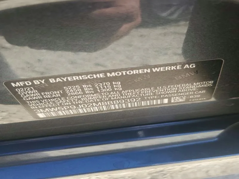3MW5P9J02M8B89392 — 2021 BMW 330XE photo 12