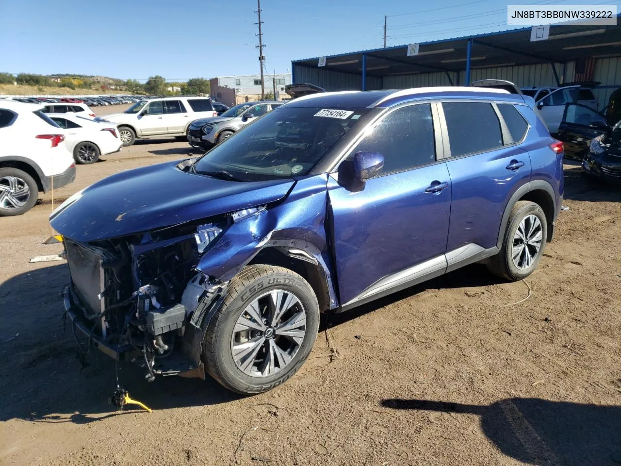 Photo 2 of vehicle VIN JN8BT3BB0NW339222